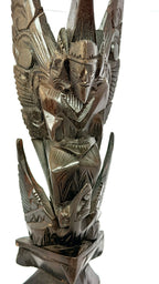 Statuetă din Lemn – 8 × 6 × 26 cm