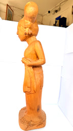 Statuetă din Lemn – 13 × 11,5 × 44 cm