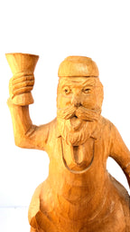 Statuetă din Lemn – 14 × 7 × 31 cm