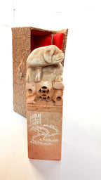 Statuetă din Marmură Naturală – 3 × 3 × 10 cm