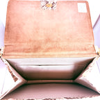 Geantă din Piele Naturală de Șarpe, Cusută Manual – 24 × 5 × 16 cm