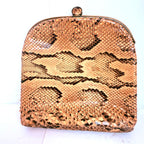 Geantă din Piele Naturală de Șarpe – 15 × 5,5 × 14 cm