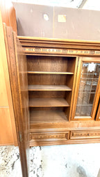 Bibliotecă din Lemn – 300 × 55 × 166 cm
