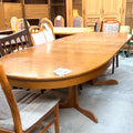 Masă Extensibilă din Lemn – 154–250 × 98 × 74 cm