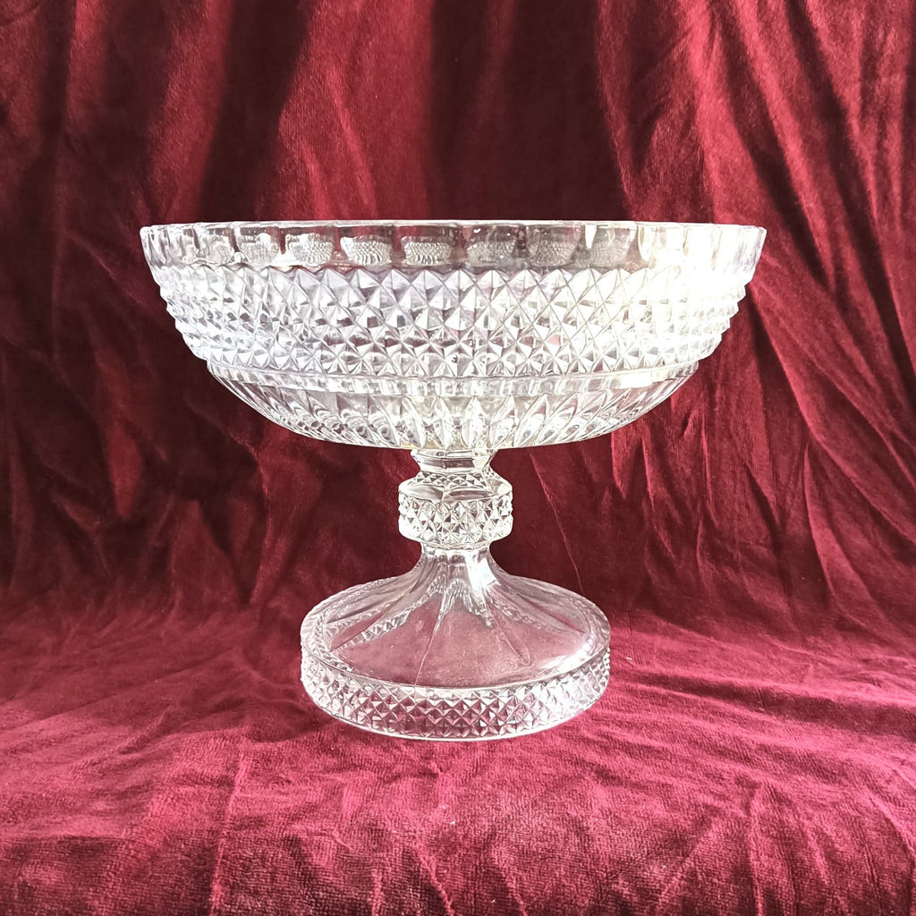 Fructieră din Cristal – Ø21 × 17 cm