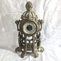 Ceas Mecanic de Masă din Bronz – 26 × 9 × 38 cm