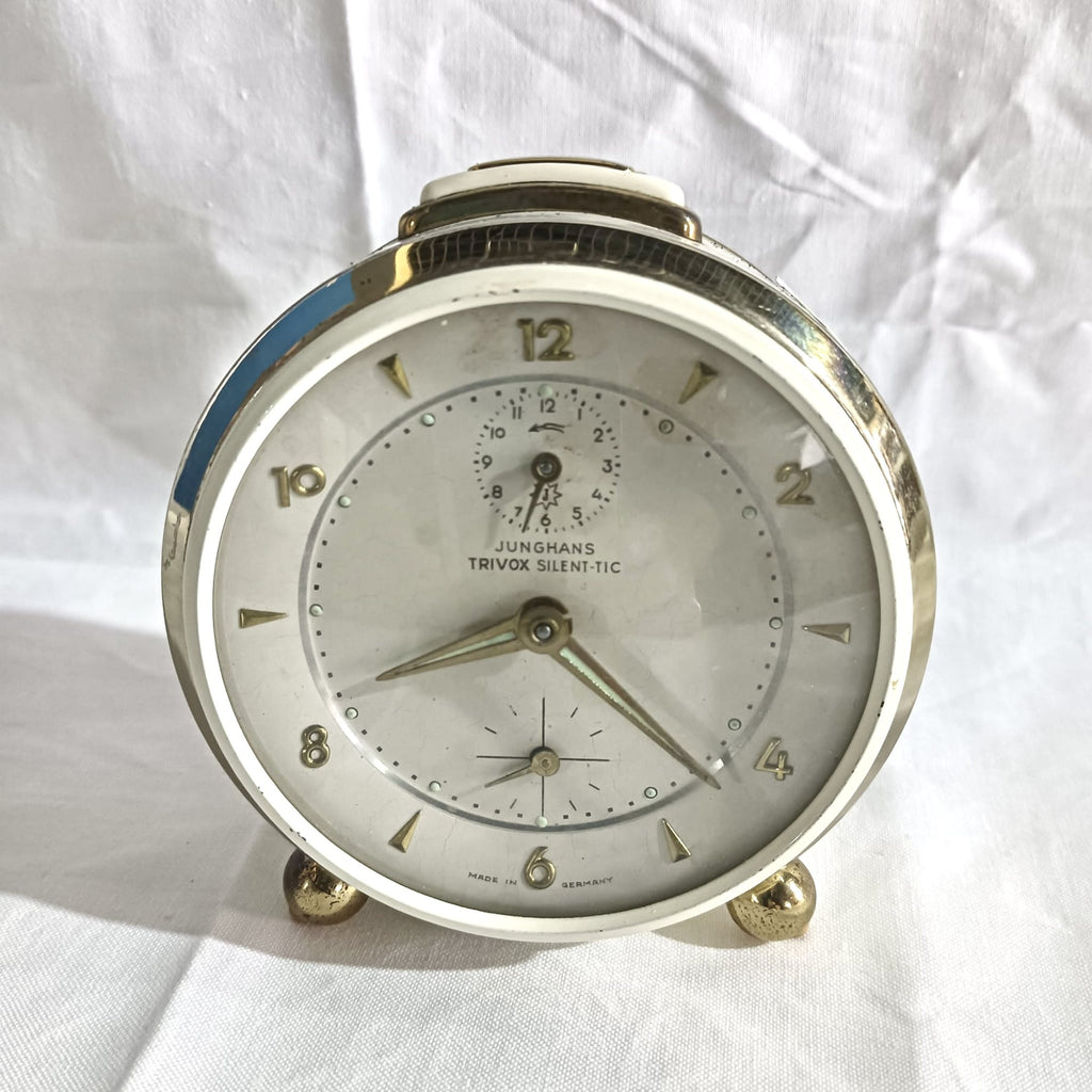 Ceas Mecanic de Masă Junghans – 10 × 5 × 10 cm