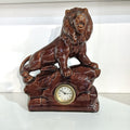 Ceas Mecanic din Porțelan în Formă de Leu – 26 × 11 × 31 cm