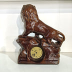 Ceas Mecanic din Porțelan în Formă de Leu – 26 × 11 × 31 cm