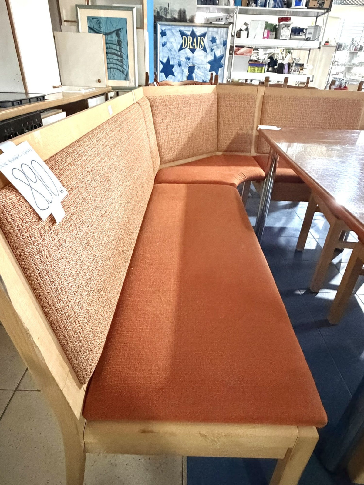 Colțar de Bucătărie cu 3 Scaune – 200 × 160 × 93 cm