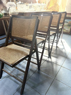 Set 4 Scaune Pliabile din Lemn – 46 × 44 × 80 cm