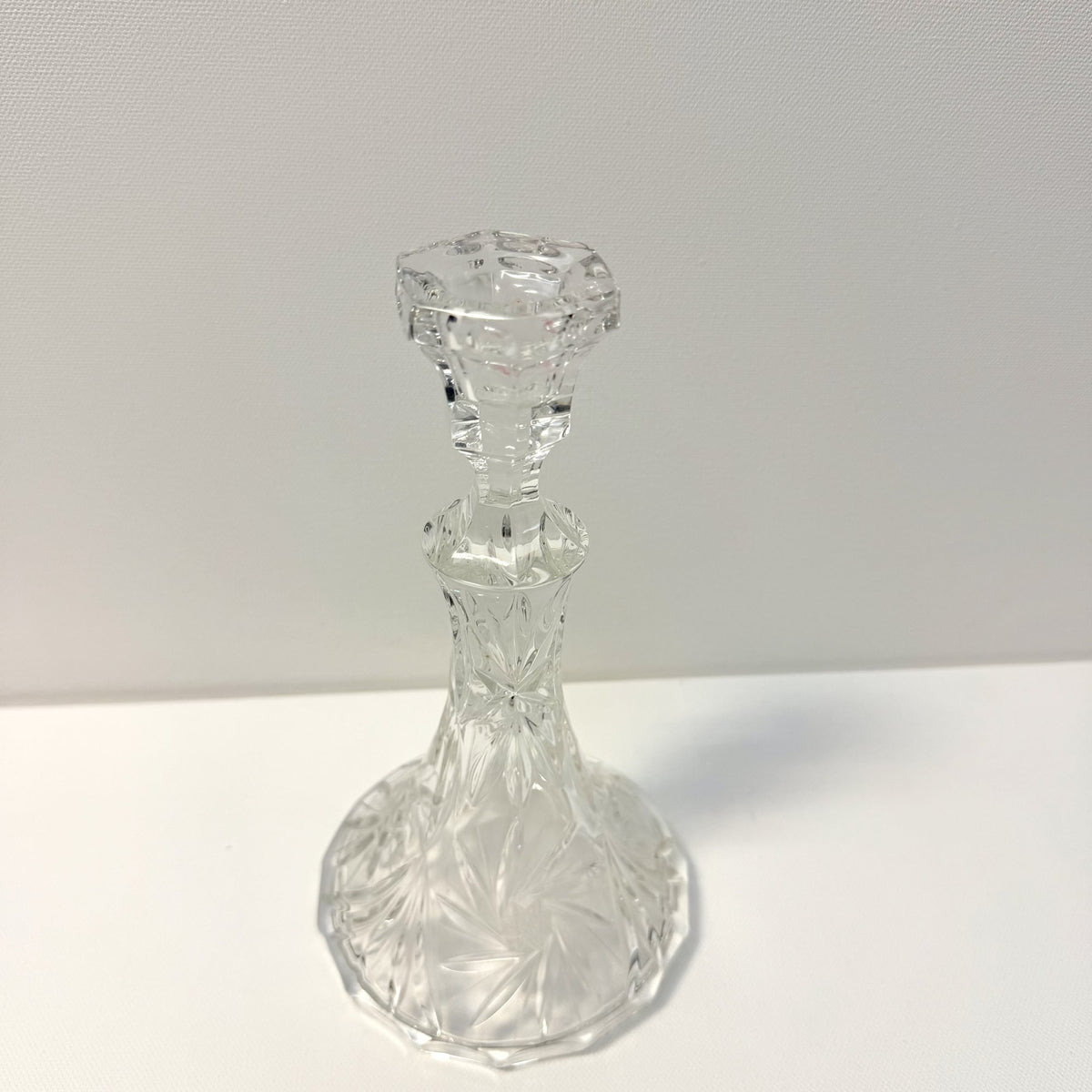 Suport de Lumânare din Cristal 24% PbO – Ø11 × 21 cm