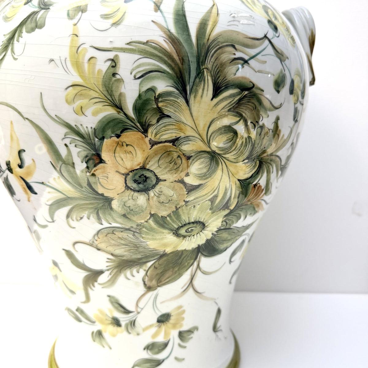 Vază Mare din Ceramică Lucrată Manual – Ø34 × 50 cm