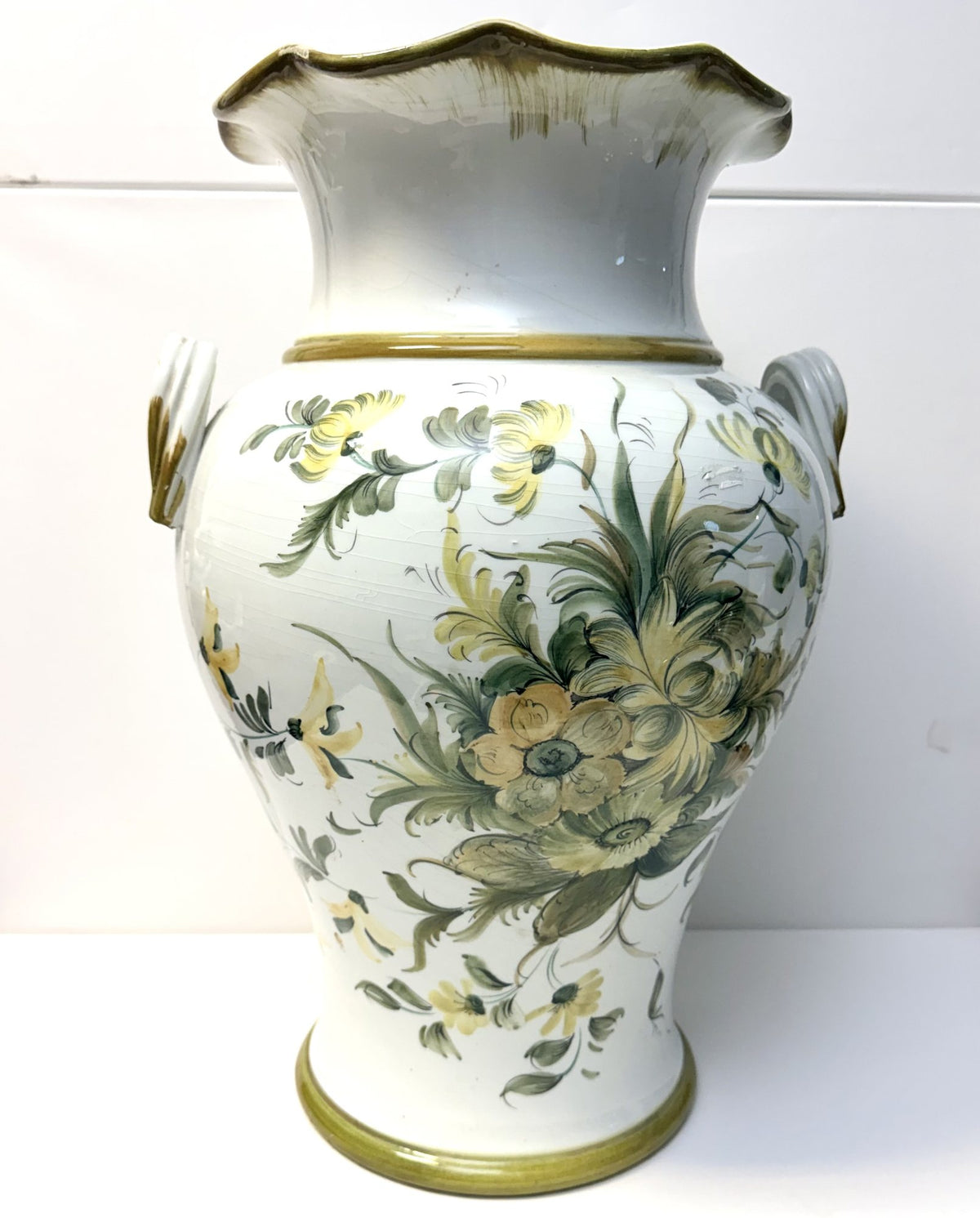 Vază Mare din Ceramică Lucrată Manual – Ø34 × 50 cm