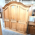 Dulap din Lemn Masiv de Brad cu 3 Uși – 190 × 63 × 196 cm
