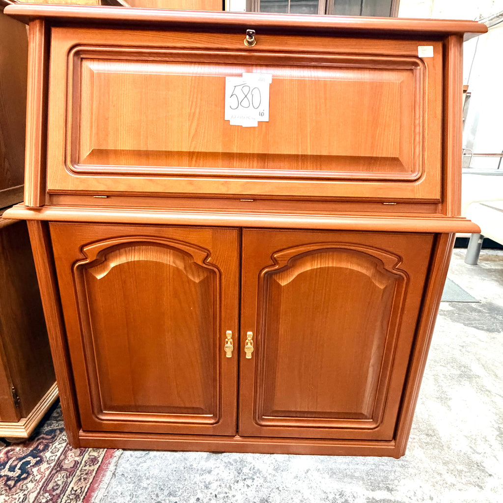 Comodă Secreter Tip Birou din Lemn – 107 × 43 × 116 cm
