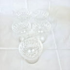 Set 5 Pahare din Cristal 24% PbO – Ø7 × 9,5 cm