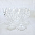 Set 8 Pahare din Cristal 24% PbO – Ø6,5 × 13 cm