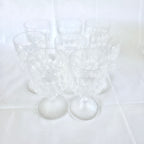 Set 8 Pahare din Cristal 24% PbO – Ø6,5 × 13 cm