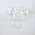 Set 5 Pahare din Cristal 24% PbO – Ø7 × 11 cm