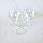 Set 5 Pahare din Cristal 24% PbO – Ø7 × 11 cm