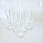 Set 11 Pahare din Cristal 24% PbO – Ø5 × 18,5 cm