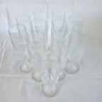 Set 11 Pahare din Cristal 24% PbO – Ø5 × 18,5 cm