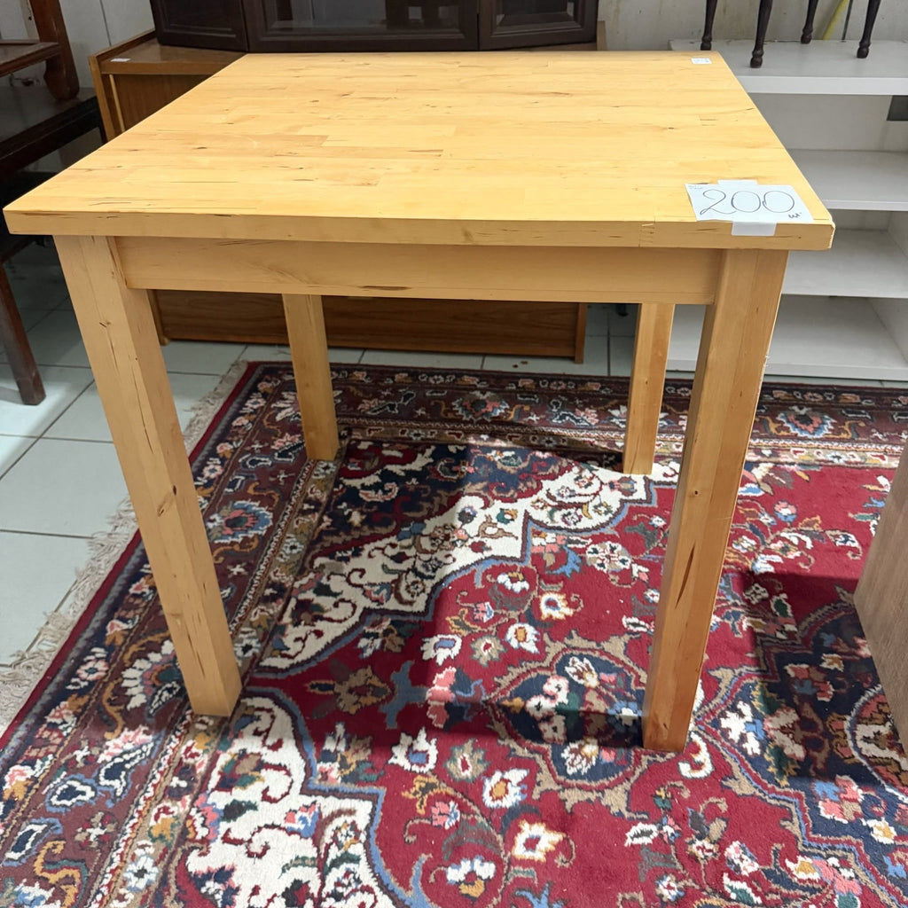Masă de Dining din Lemn – 74 × 74 × 75 cm