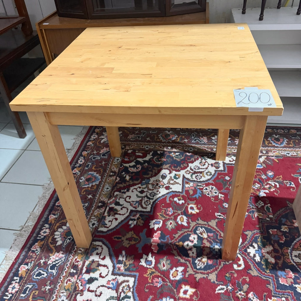 Masă de Dining din Lemn – 74 × 74 × 75 cm