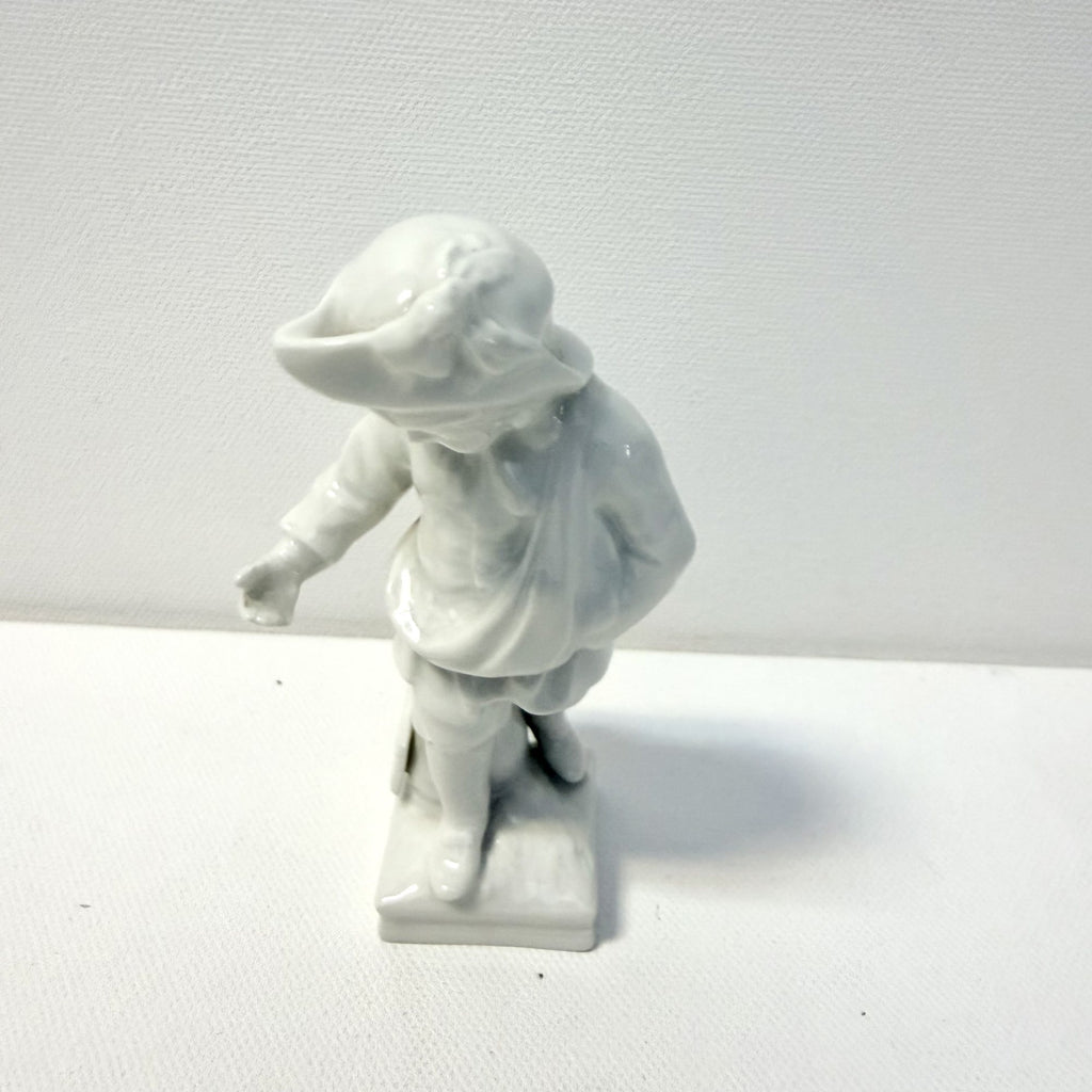 Bibelou din Porțelan Fin KPM Berlin – Monatsfigur „Fische / Februar” – 5,5 × 5 × 11,5 cm