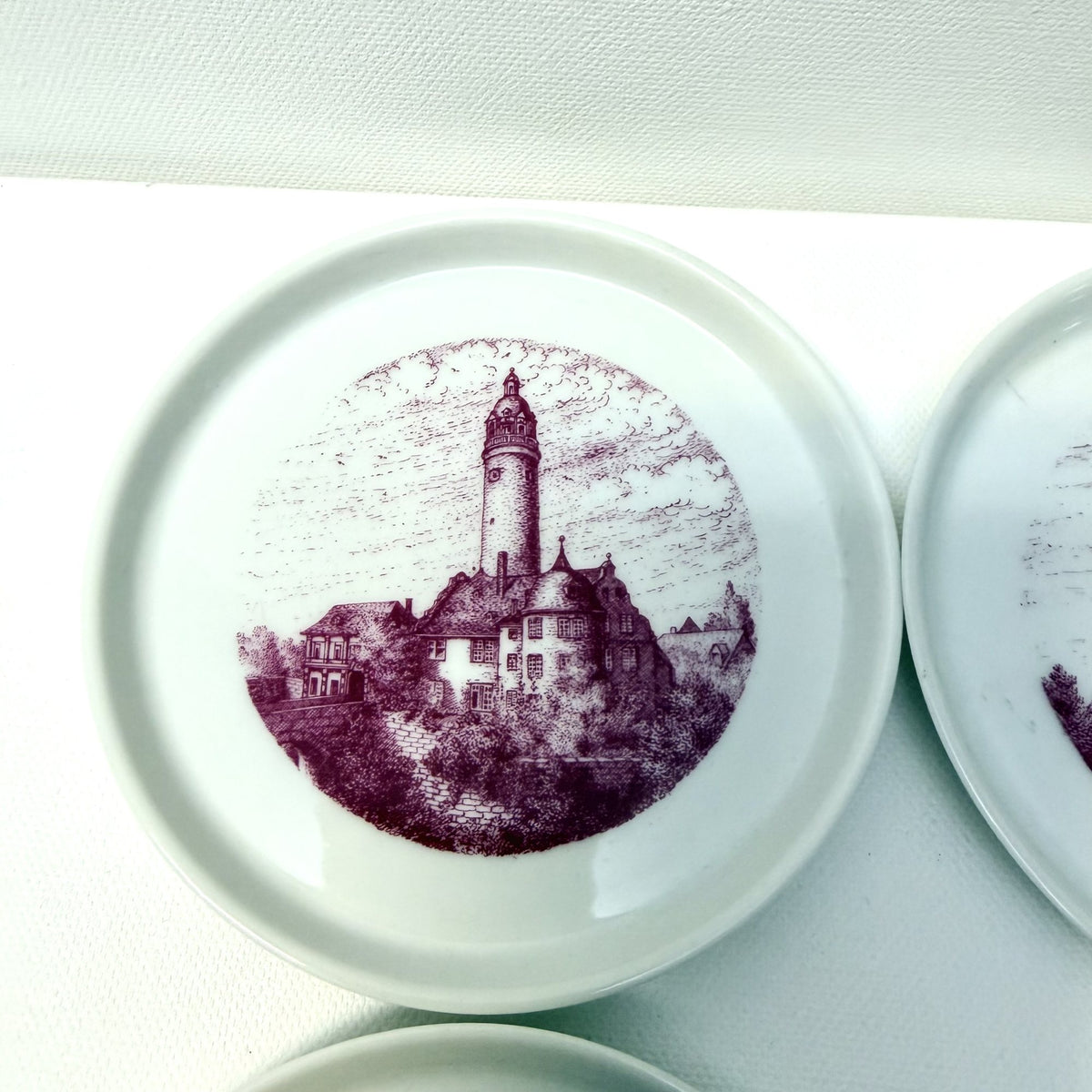 Set 6 Farfurioare Höchst „Justinus Kirsche” – Ø11 cm
