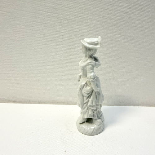 Bibelou din Porțelan Fin Fürstenberg – Commedia dell’Arte, Nr. 338, cca. 1900 – 4 × 4 × 12 cm
