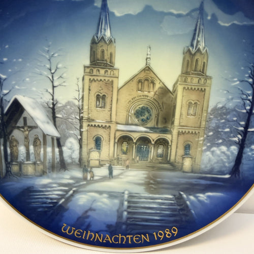 Farfurie Decorativă Rosenthal „Weihnachten 1989” – Ø22 cm