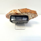 Ceas Quartz din Granit cu Cifre și Limbi Aurii – 10 × 6 × 8,5 cm
