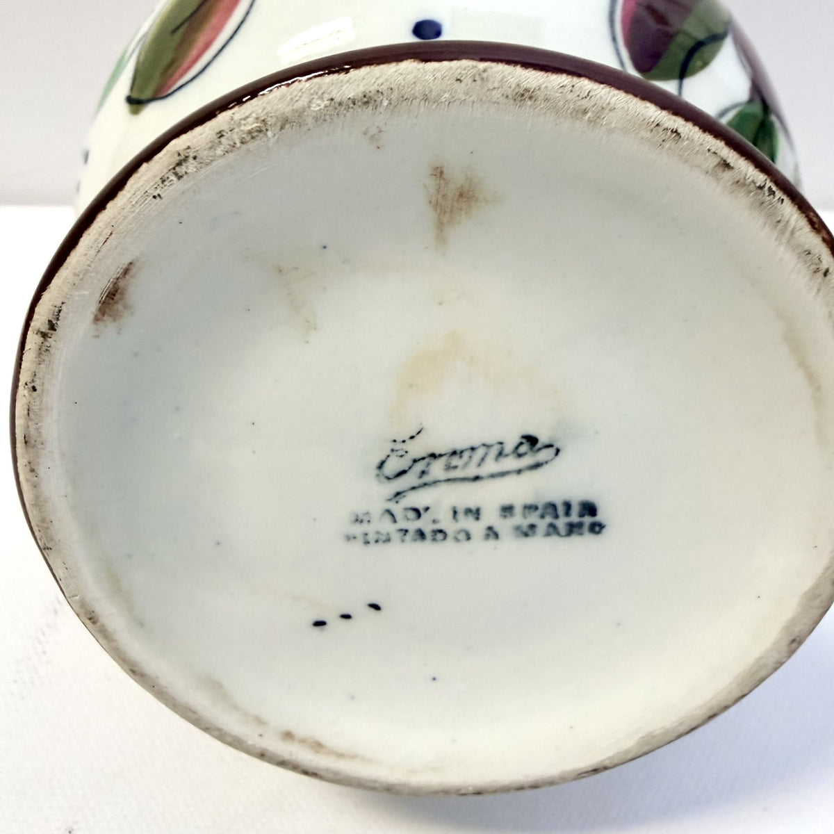 Vază Erema, Spania, Lucrată Manual – Ø12 × 22,5 cm