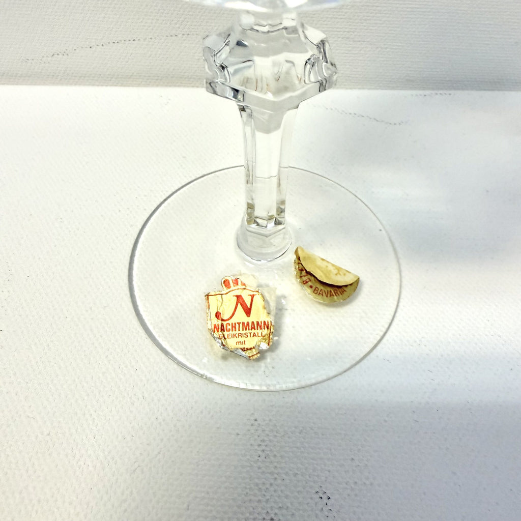 Set 4 Pahare din Cristal 24% PbO – Ø7 × 13 cm