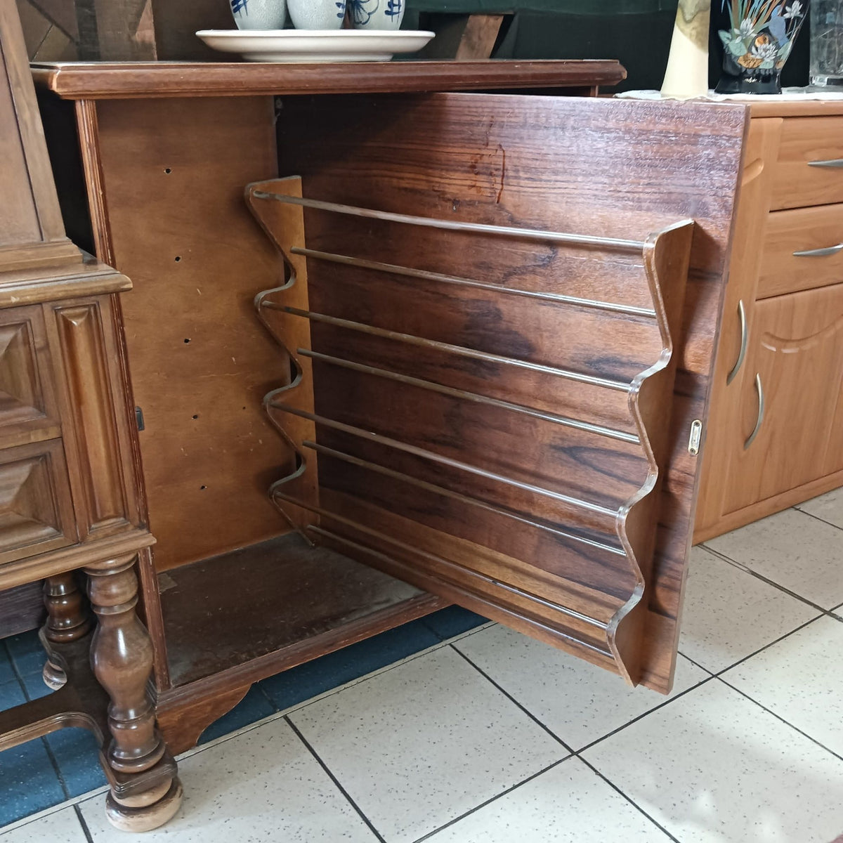 Comodă din Lemn cu 1 Ușă – 78 × 33 × 90 cm
