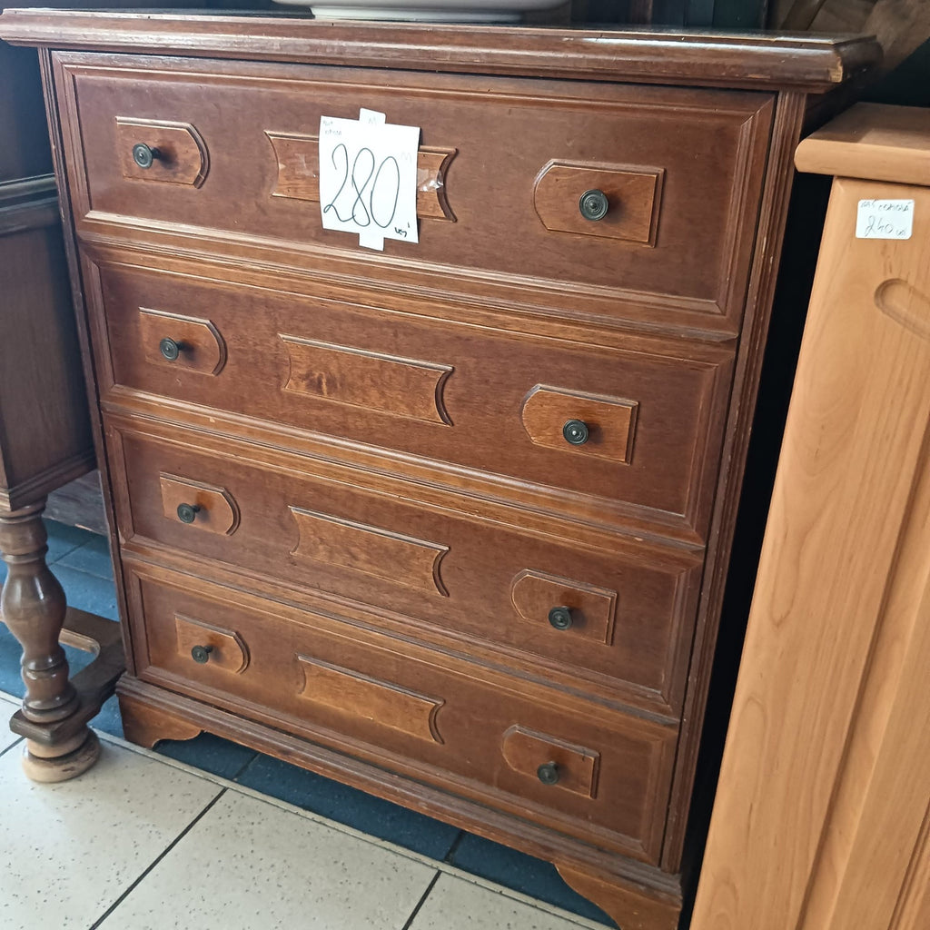 Comodă din Lemn cu 1 Ușă – 78 × 33 × 90 cm