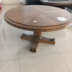 Masă de Cafea Rotundă din Lemn – Ø100 × 53 cm