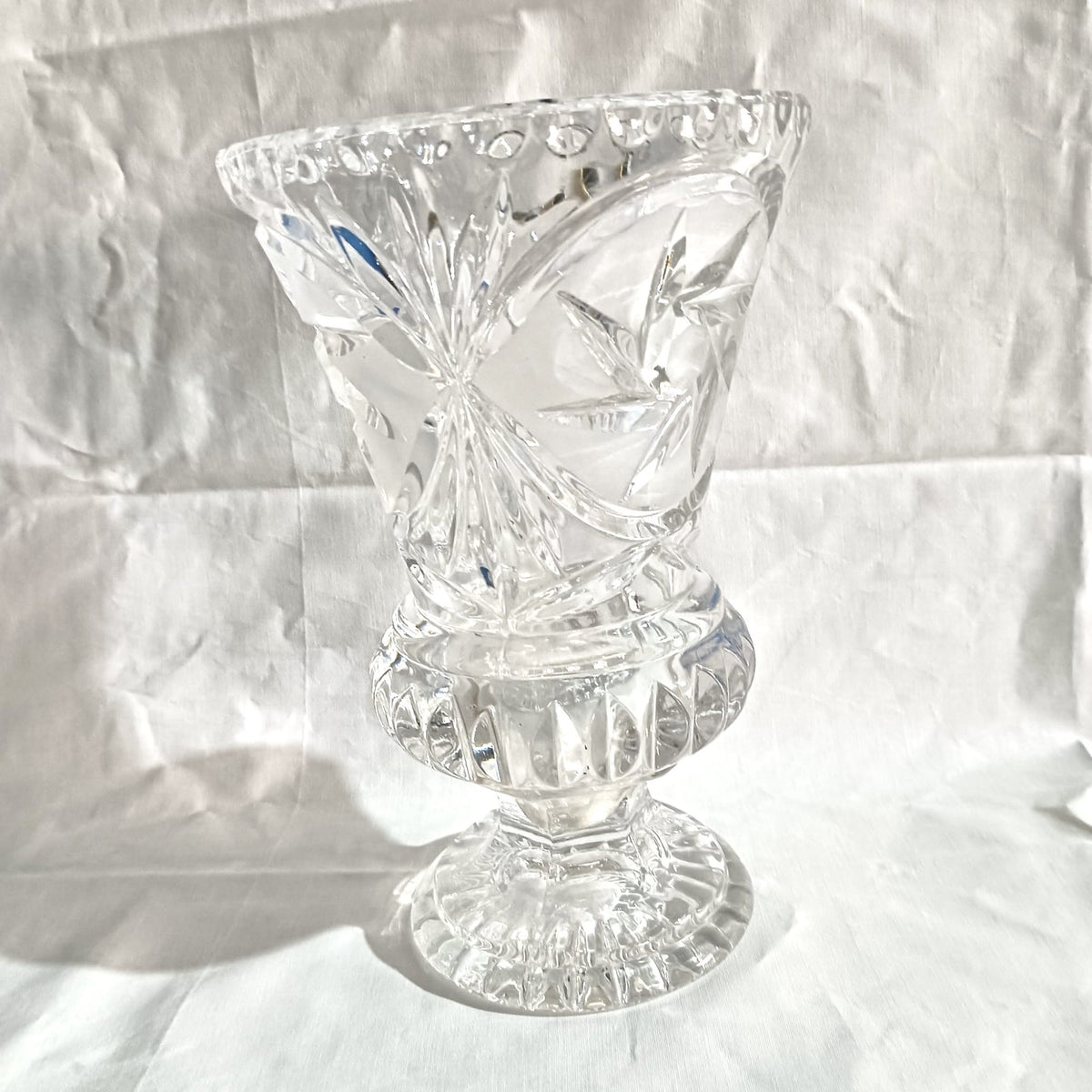Vază din Cristal 24% PbO – Ø14 × 21 cm