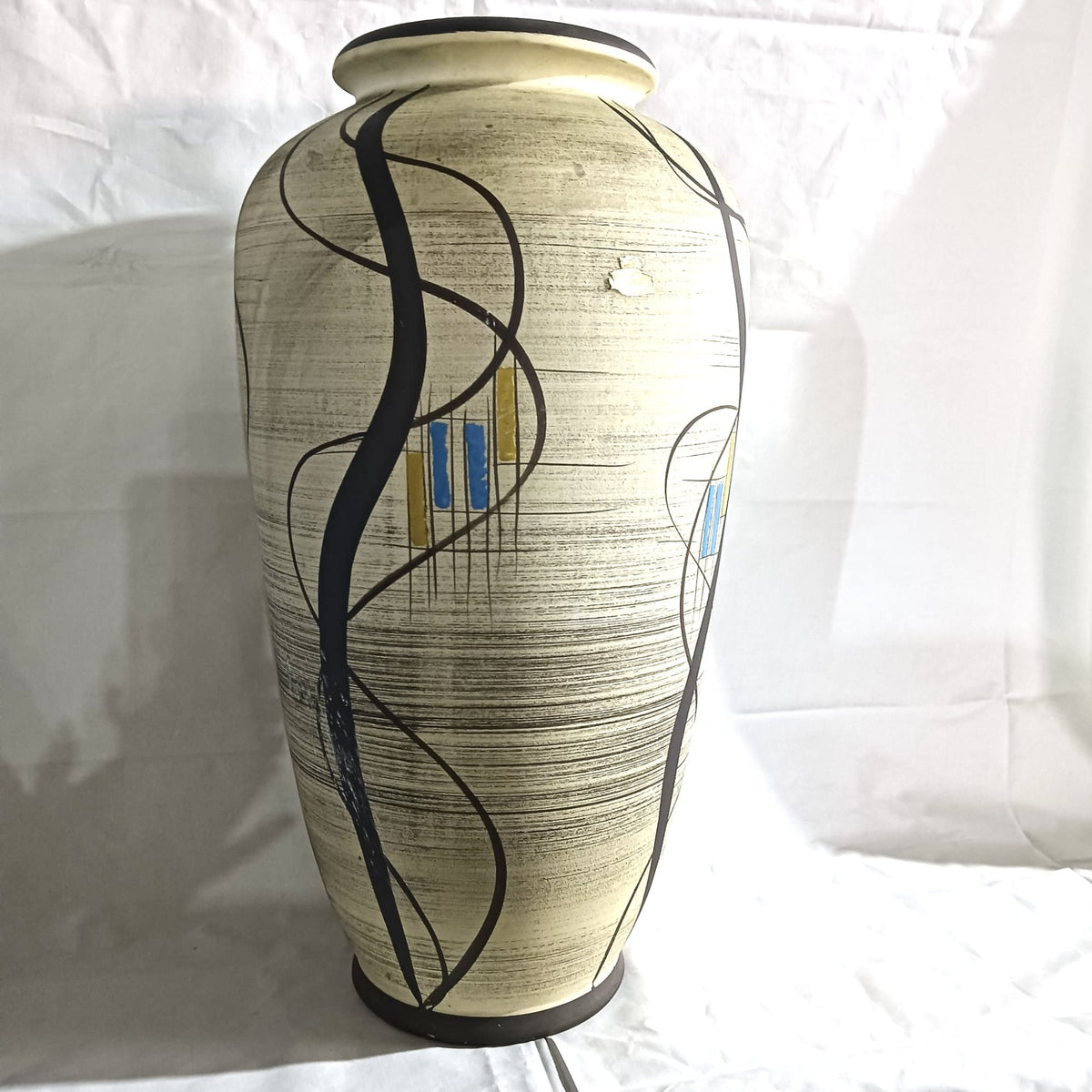 Vază din Ceramică Lucrată Manual – Ø30 × 52 cm