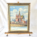 Tablou Pictat Manual pe Carton, cu Ramă – 30,5 × 41 cm