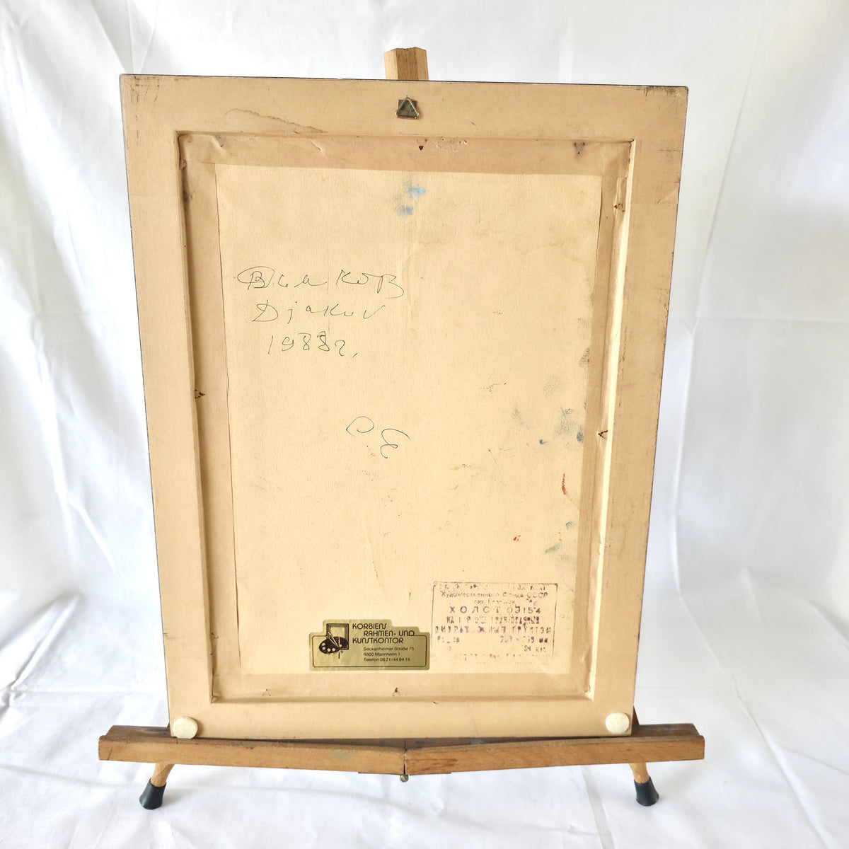 Tablou Pictat Manual pe Carton, cu Ramă – 30,5 × 41 cm