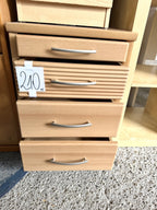 Comodă din PAL Melaminat și MDF cu 4 Sertare – 46 × 60 × 63 cm
