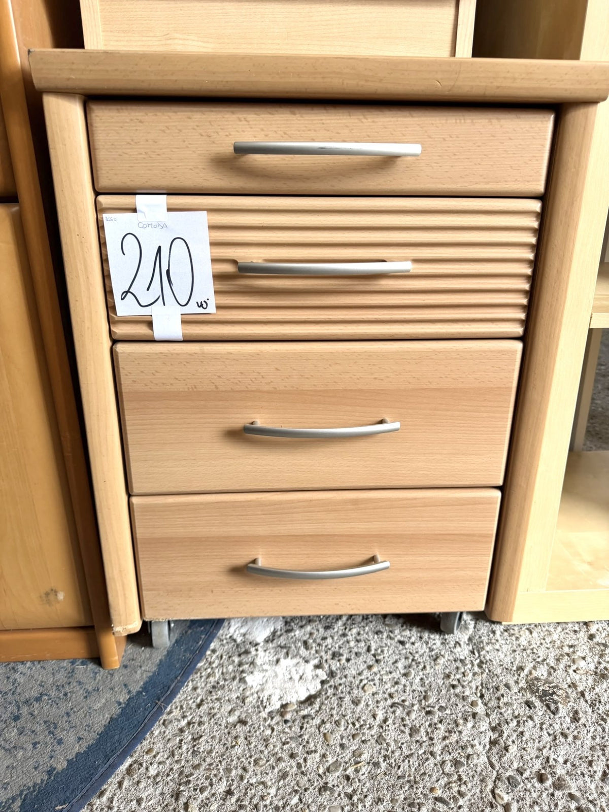 Comodă din PAL Melaminat și MDF cu 4 Sertare – 46 × 60 × 63 cm