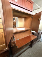 Comodă din Lemn cu 2 Uși și 1 Sertar – 103 × 50 × 106 cm