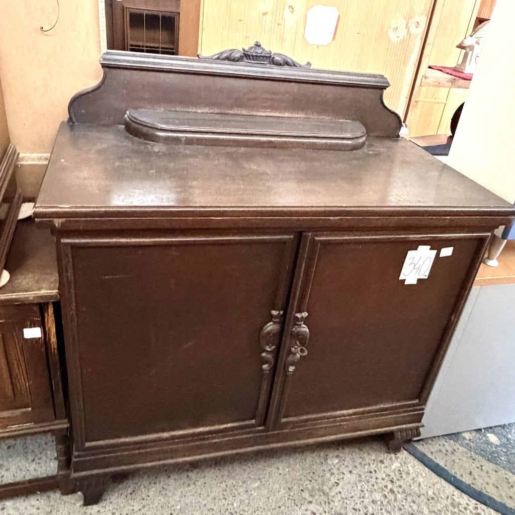 Comodă Vintage din Lemn cu 2 Uși – 114 × 60 × 120 cm