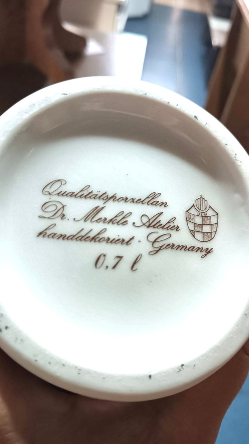 Vază din Ceramică Lucrată Manual – Ø28 × 52 cm